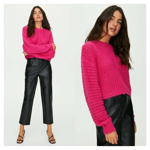 WILFRED FREE • Fortune Sweater in Electron Fuschia - Picture 10 of 11